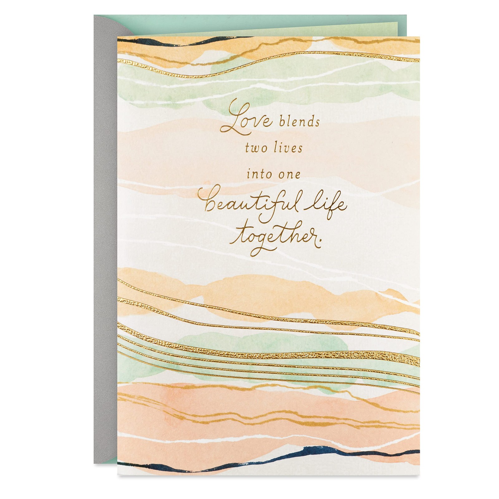 Hallmark Wedding Card (Beautiful Life Together) 5″ x 7.2″, Indie