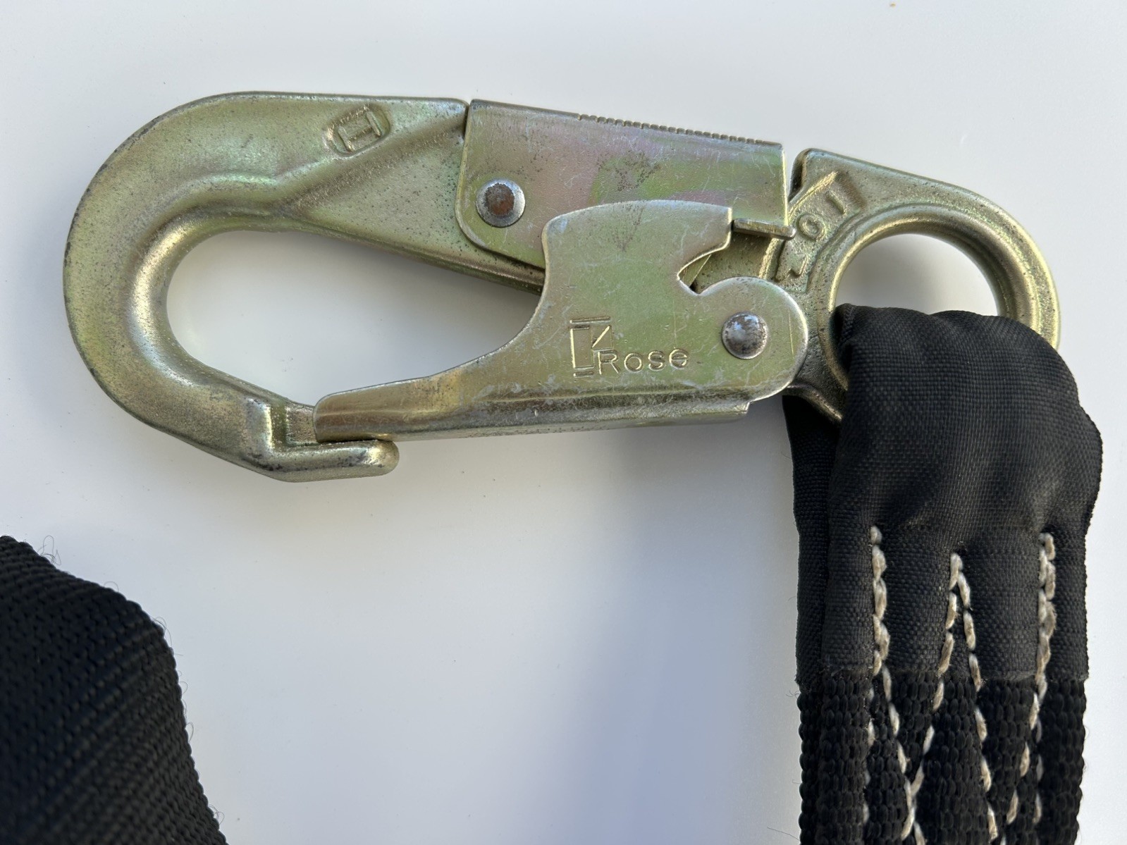 MSA Shock Absorbing Lanyard 1003020 B 6 ft. Safety Lanyard