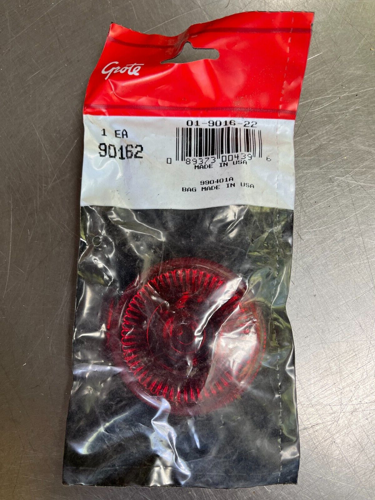 90162 Genuine GROTE RED Clearance Marker LENS 2.5″ Surface Mount