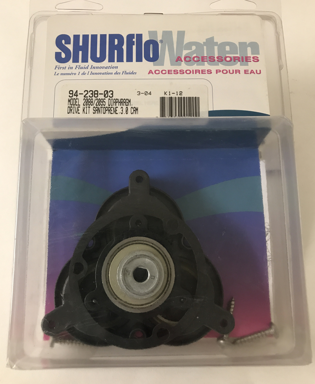 94-238-03 Shurflo Diaphragm Drive Kit – Santoprene, 3.0 Cam for 2088 Series