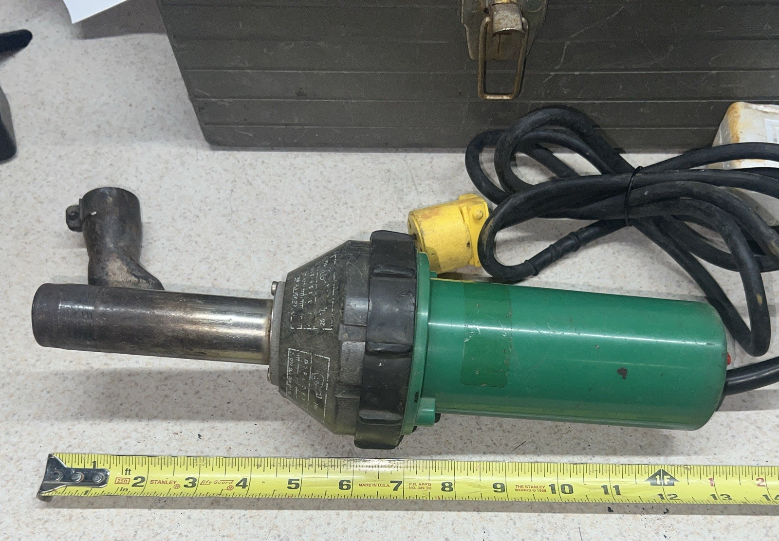 Leister Triac S Electric Corded 1600W Hot Air Tool Heat Gun 120V w/case Tested