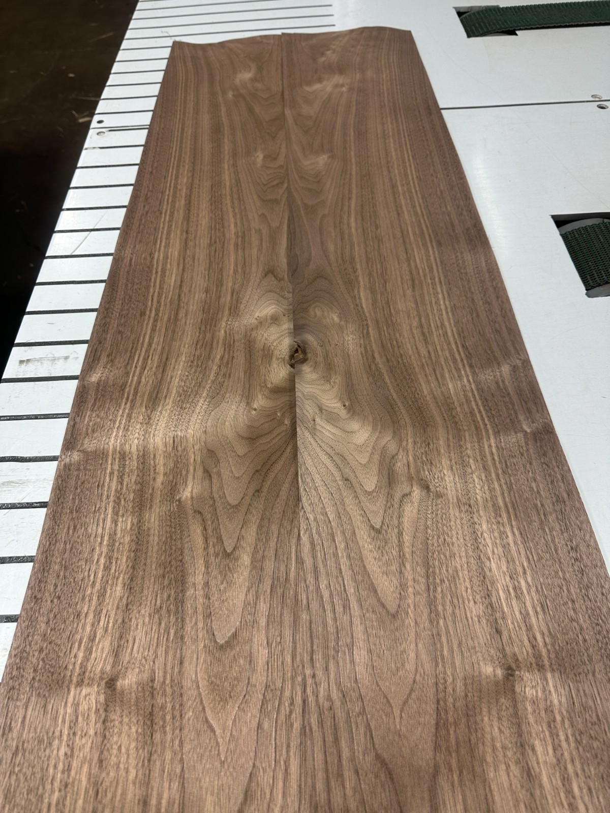 Walnut Raw Wood Veneer 2 sheets 75» x 9» 316F