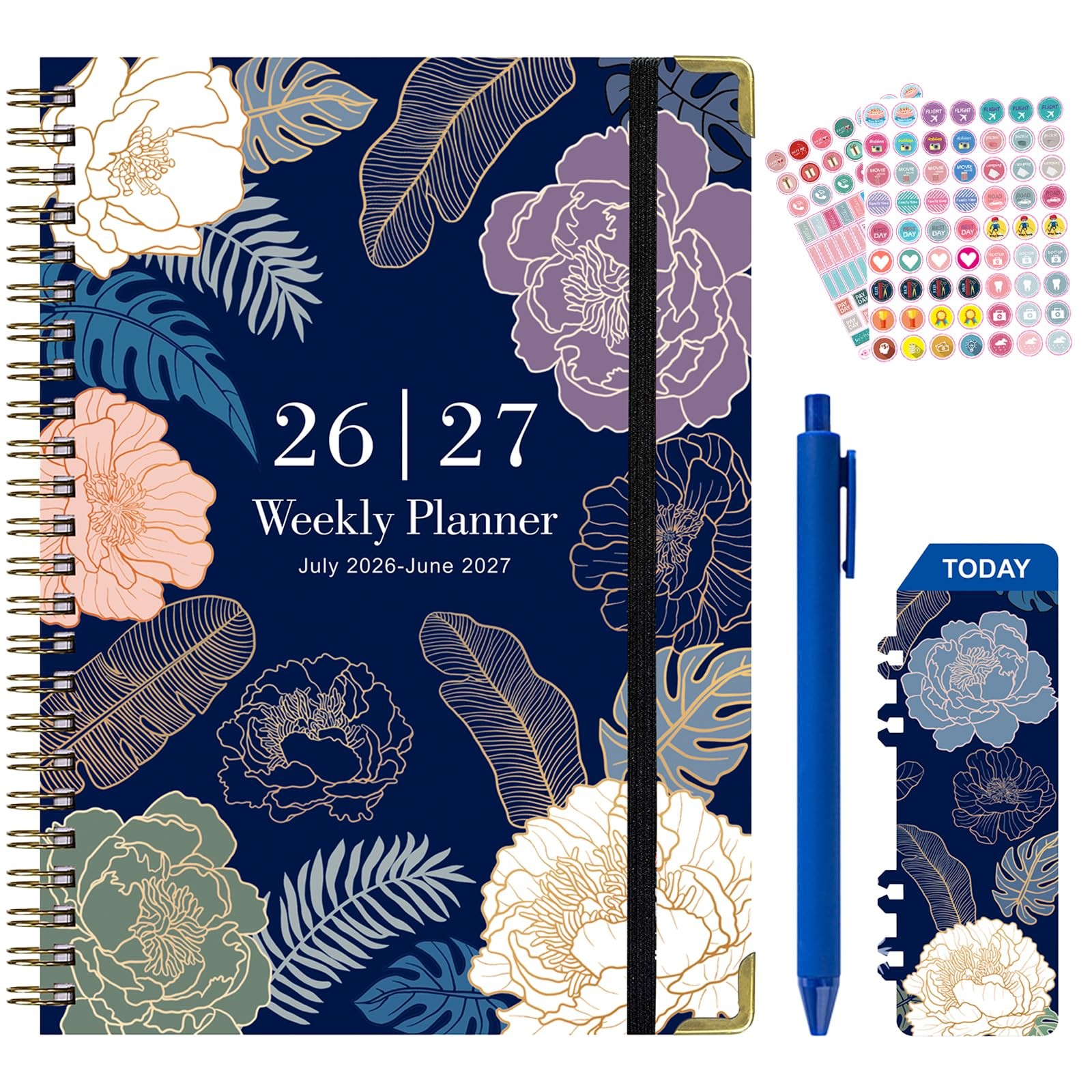 Planner 2026-2027,Agenda 2026-2027, July 2026 to June 2027 Monthly Weekly