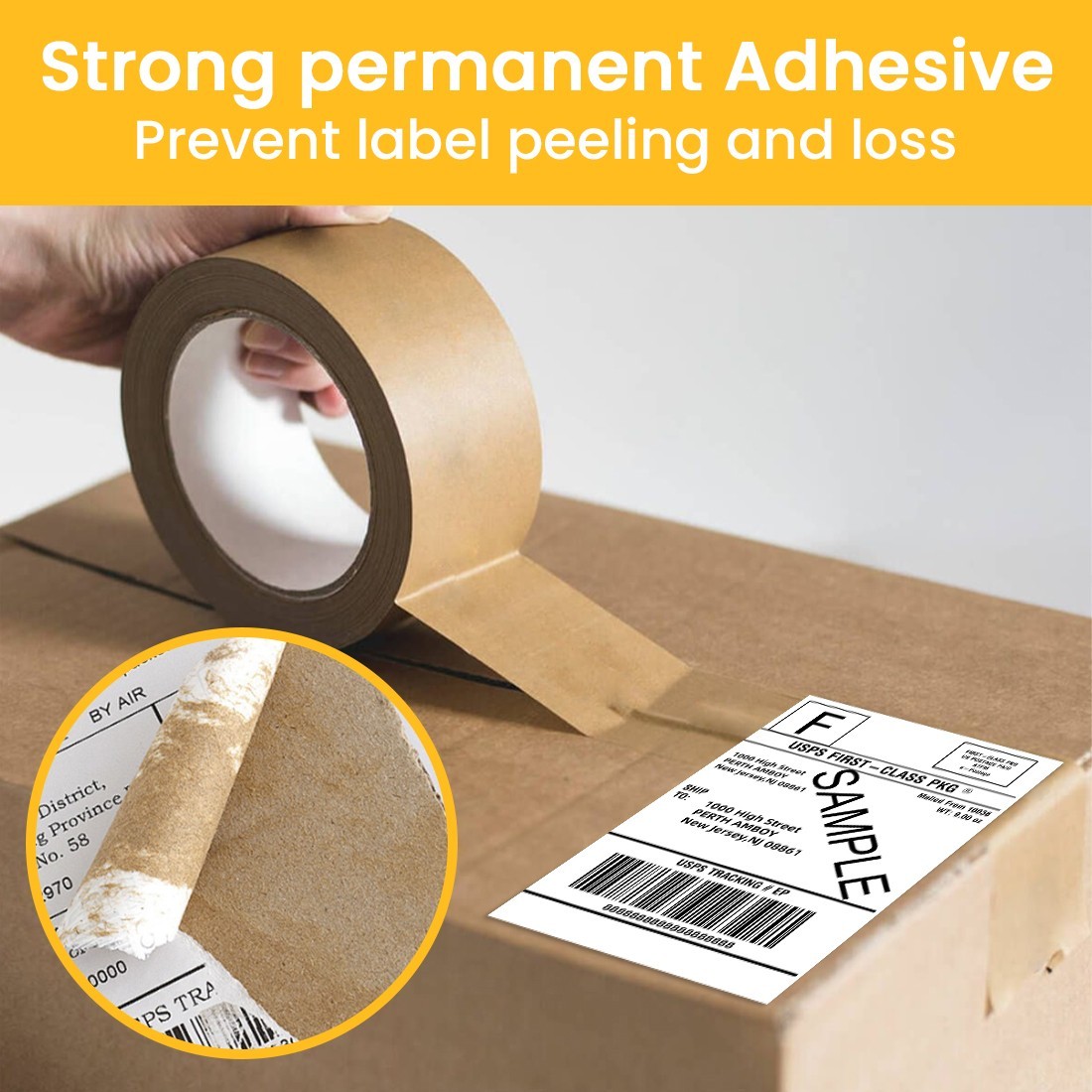 Thermal Labels for 4″ x 6″ Shipping Label Printer 500pcs/Stack
