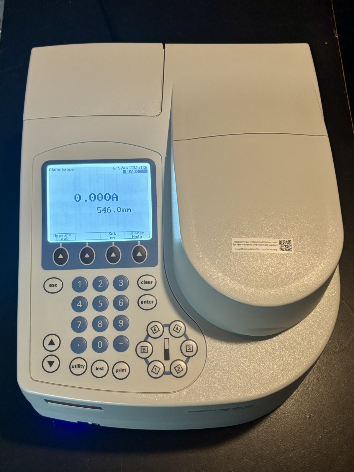 Thermo Fisher Scientific Genesys 10S UV-Vis Spectrophotometer G10S Laboratory