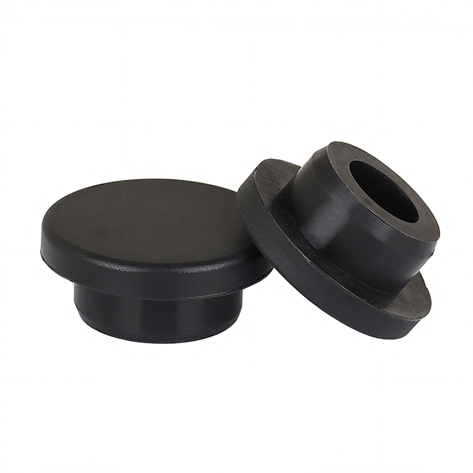 Black Silicone Rubber Round Hole Plugs Blanking End Cap Tube Pipe Insert Bung