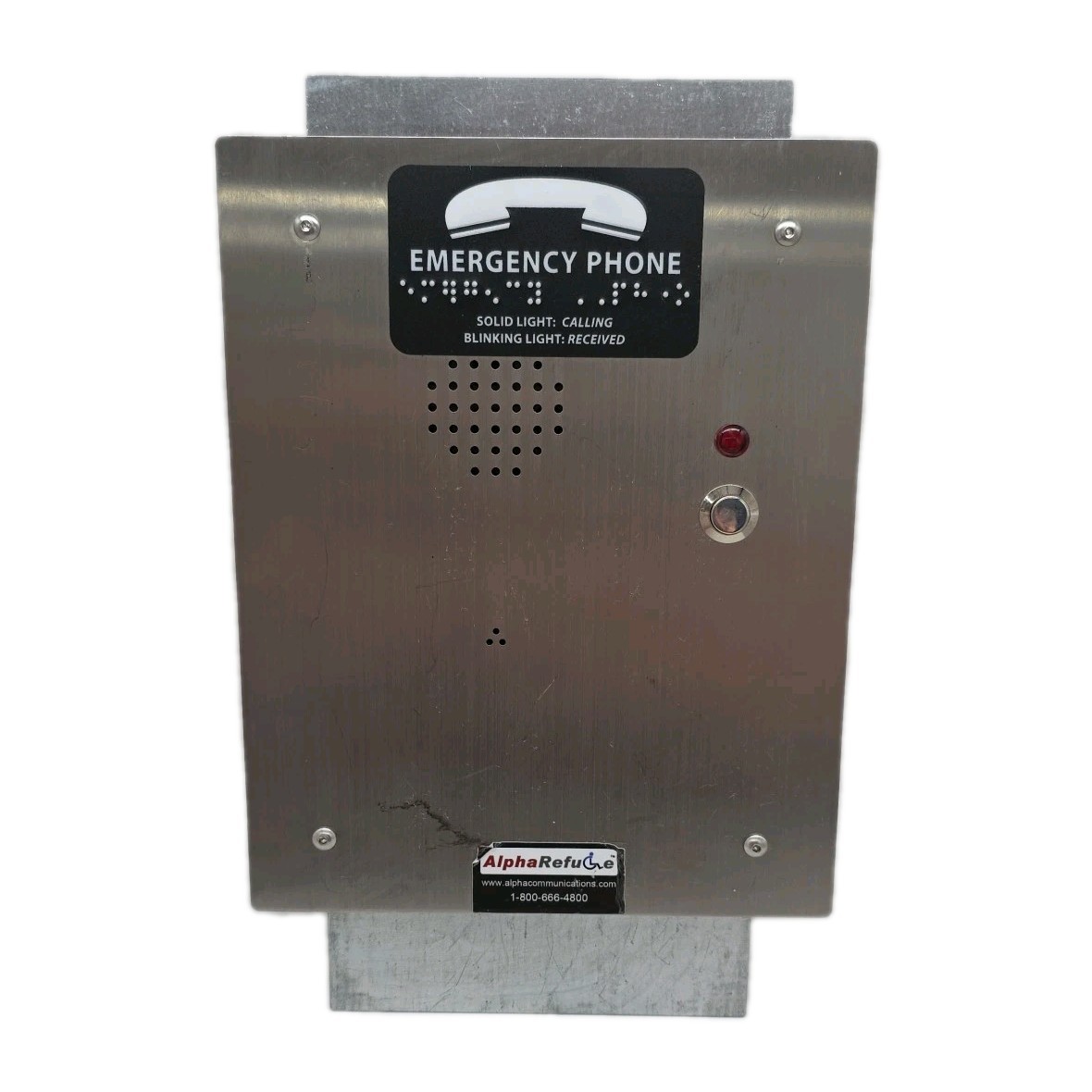 RATH COMMUNICATIONS RCB2400SF FLUSH MOUNT EMERGENCY FLOOR CALL BOX