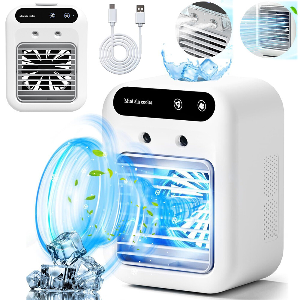 3-In-1 Air Cooling Fan Air Conditioner Cooler Evaporative Water Humidifier