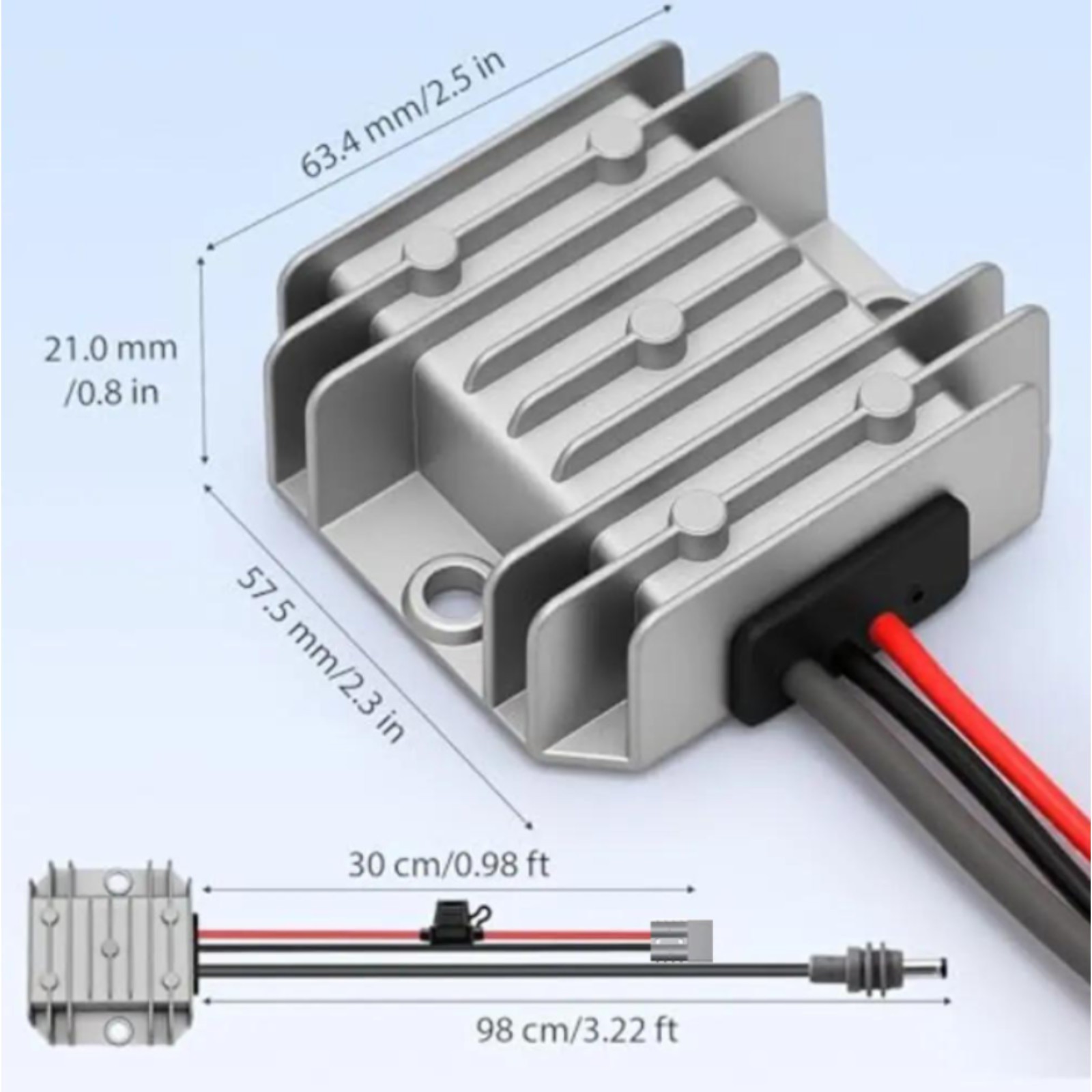 12V-24V to 30V DC Converter for Starlink Mini Waterproof Step-Up Power Adapter