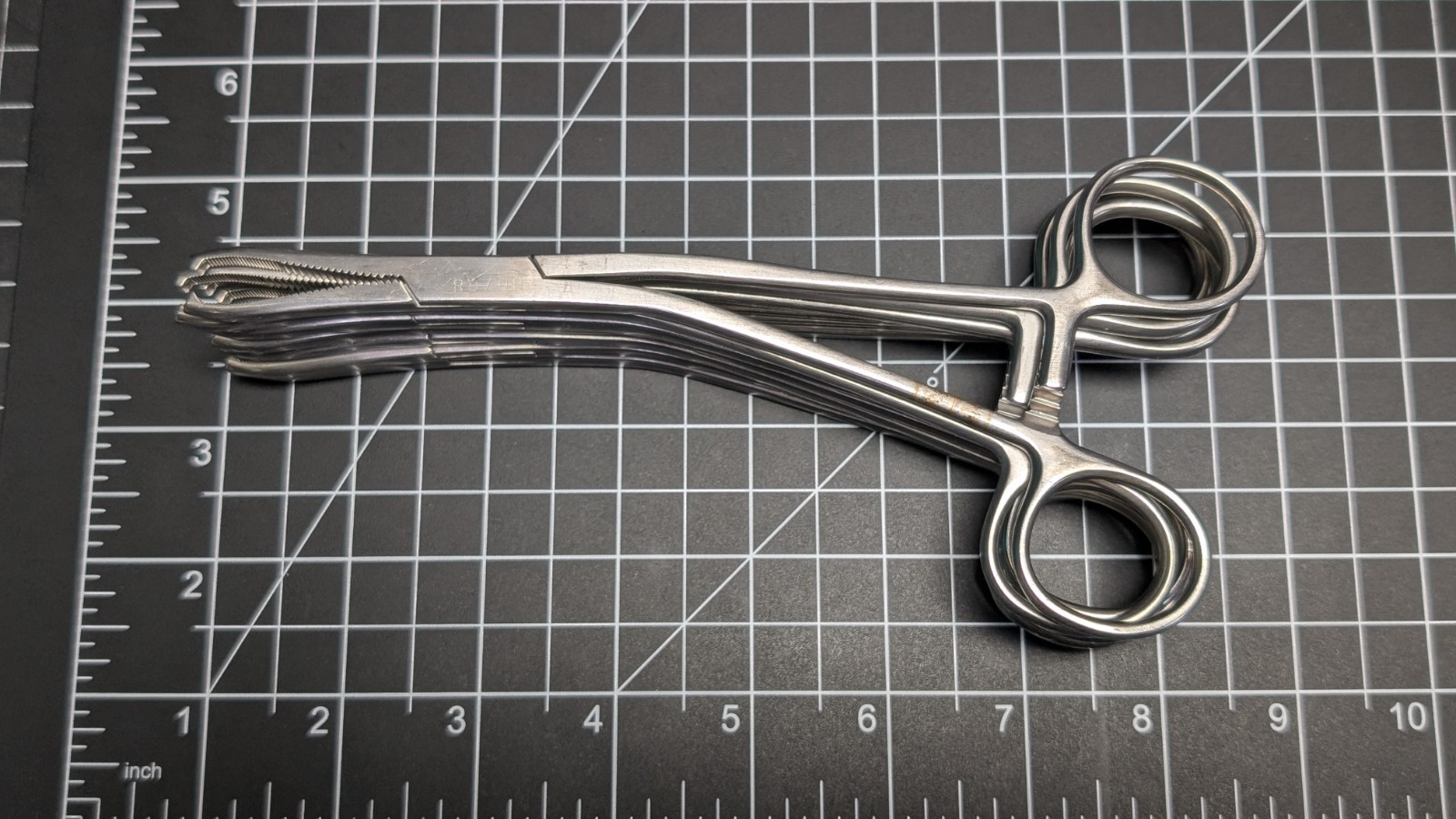 Integra Jarit 270-175 Dingman Cartilage Clamp Bone Holding Surgical Forceps