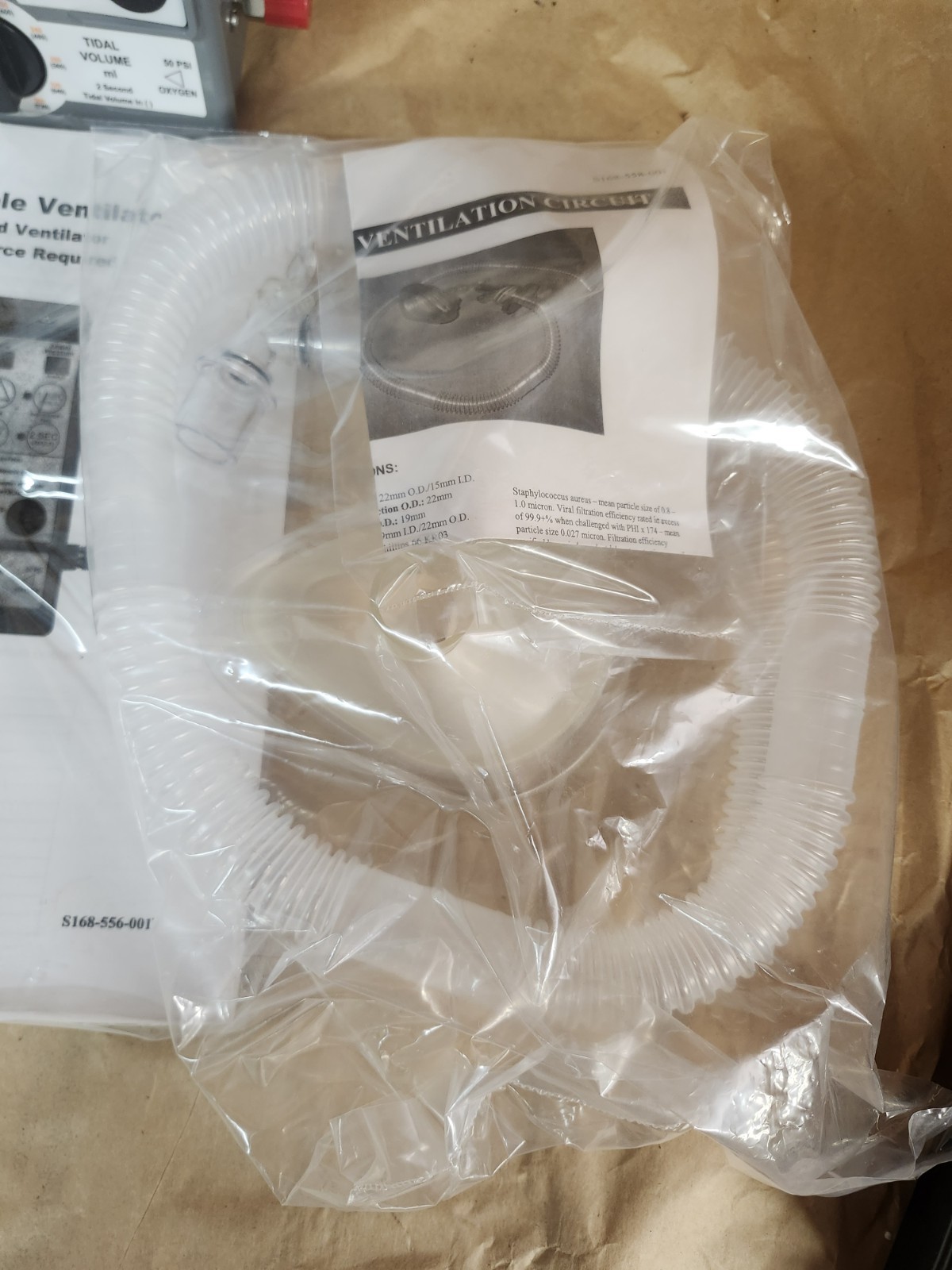 Allied Healthcare Vent EPV100 in open box with Power Supply Never Used