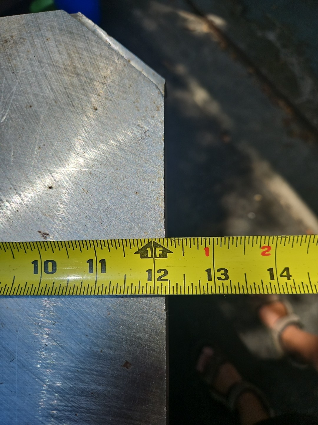 A572 Grade 50 Blanchard Ground Steel Plate 19-5/8″Long X 12″ Wide .626″ Thick