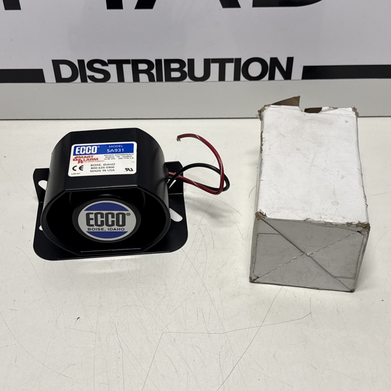 ECCO SA931 BACK-UP ALARM 82-102DB 12-48V