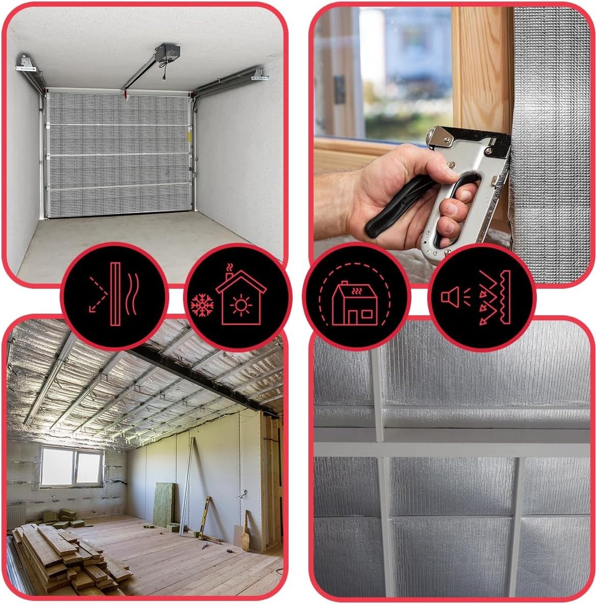 Durable 3mm Reflective Radiant Barrier – Indoor/Outdoor Energy Saver 48″ X 75″