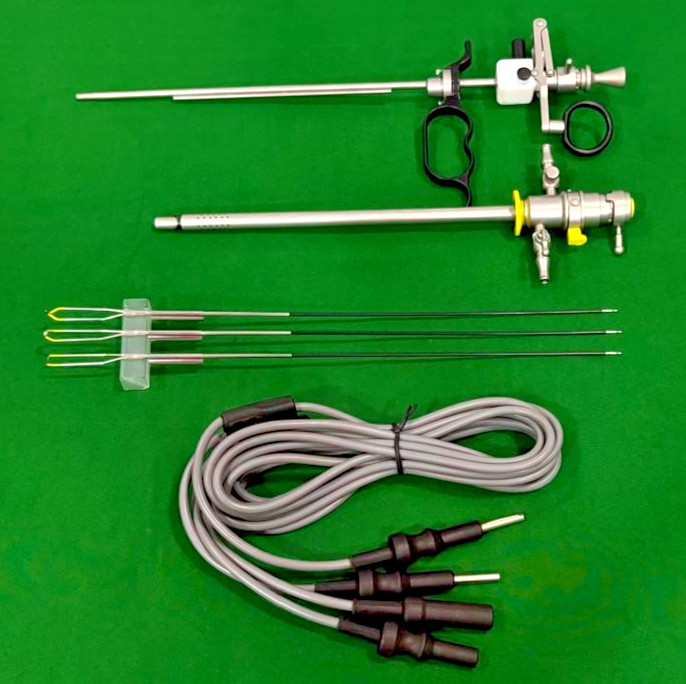 Hysteroscopy Resectoscope TURP Working Element Bipolar Passive Set 26FR Reusable