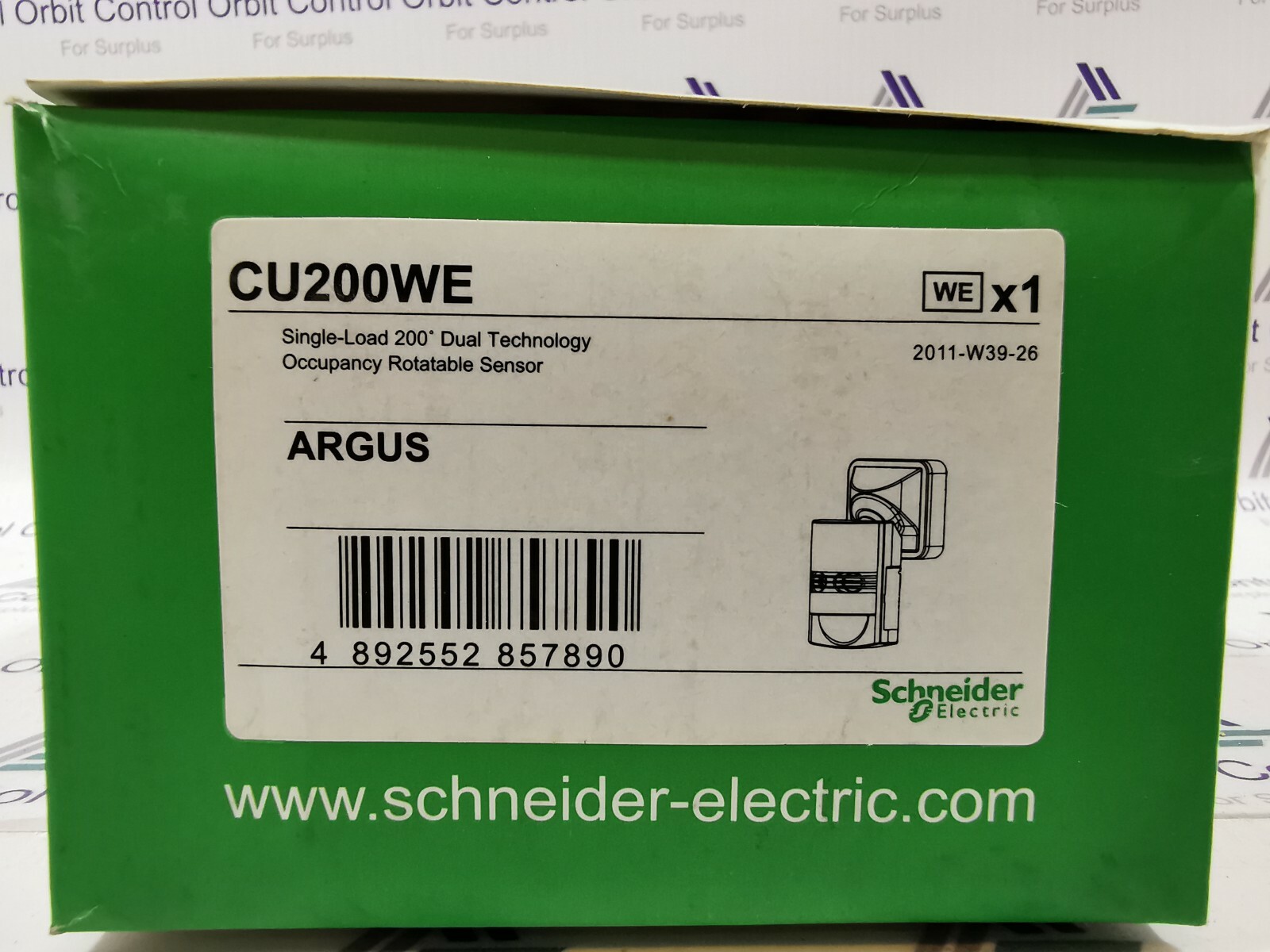 SCHNEIDER CU200WE ARGUS SINGLE LOAD 200 DUAL TECHNOLOGY
