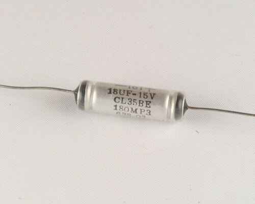 CL35BE180MP3 IEI CAPACITOR 18UF 15V TANTALUM FOIL AXIAL