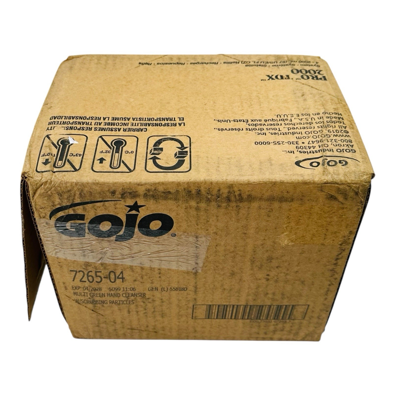 4 Refills Gojo Multi Green Hand Cleaner for PRO TDX Dispenser Exp.04/2028
