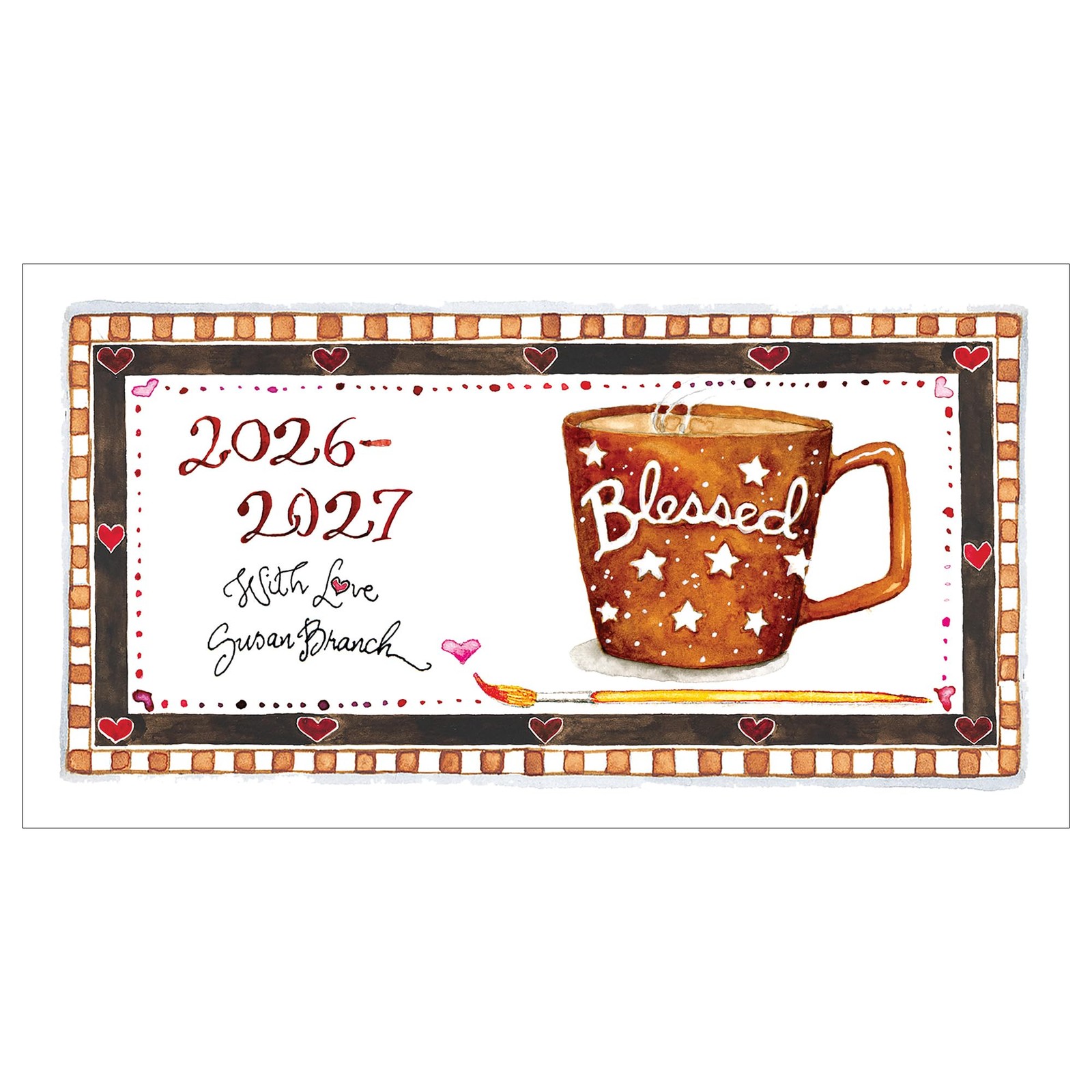 TF Publishing 2026-2027 Susan Branch Small Monthly Pocket Planner with 2 Page La
