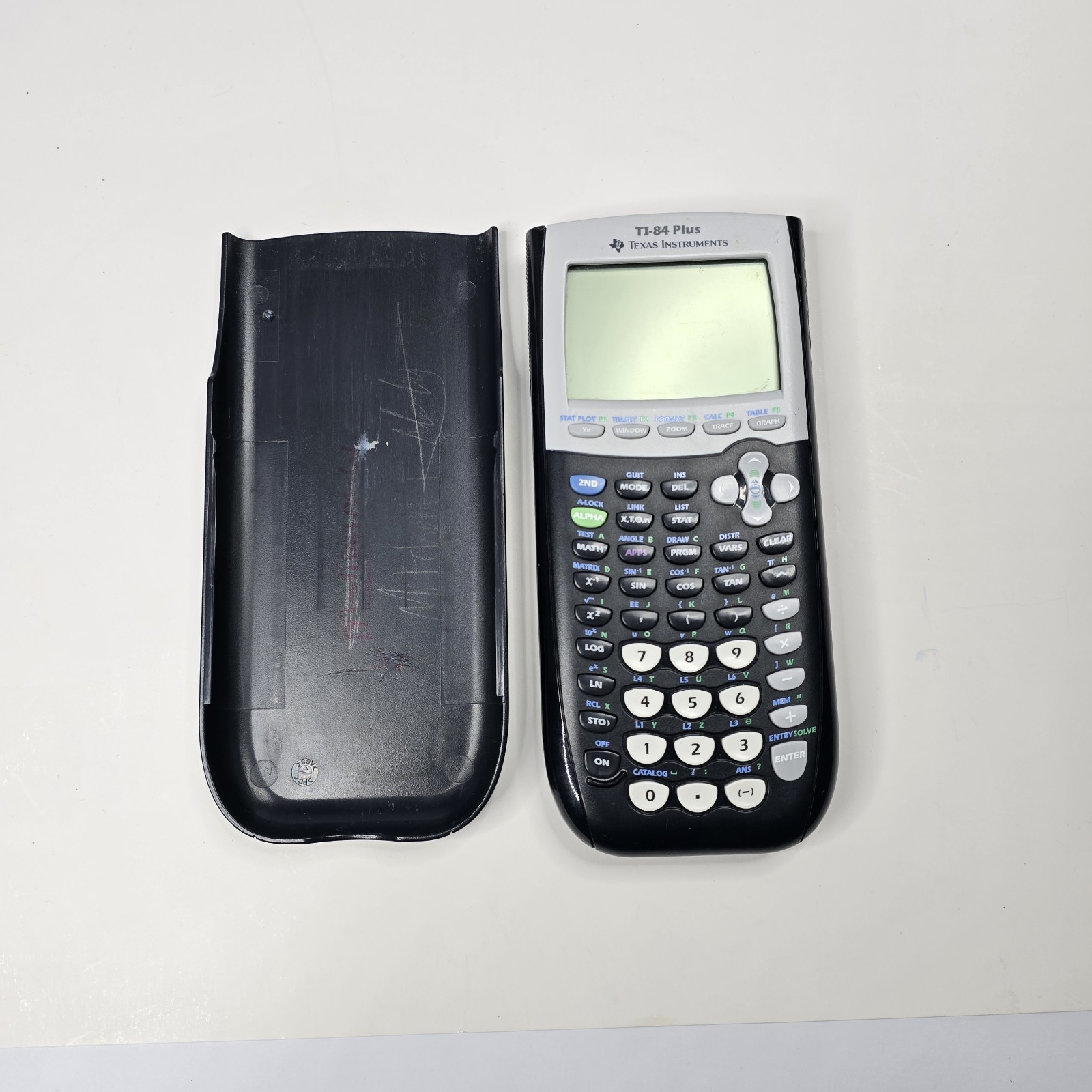 Texas Instruments TI-84 Plus Graphing Calculator With Case Tested Works School