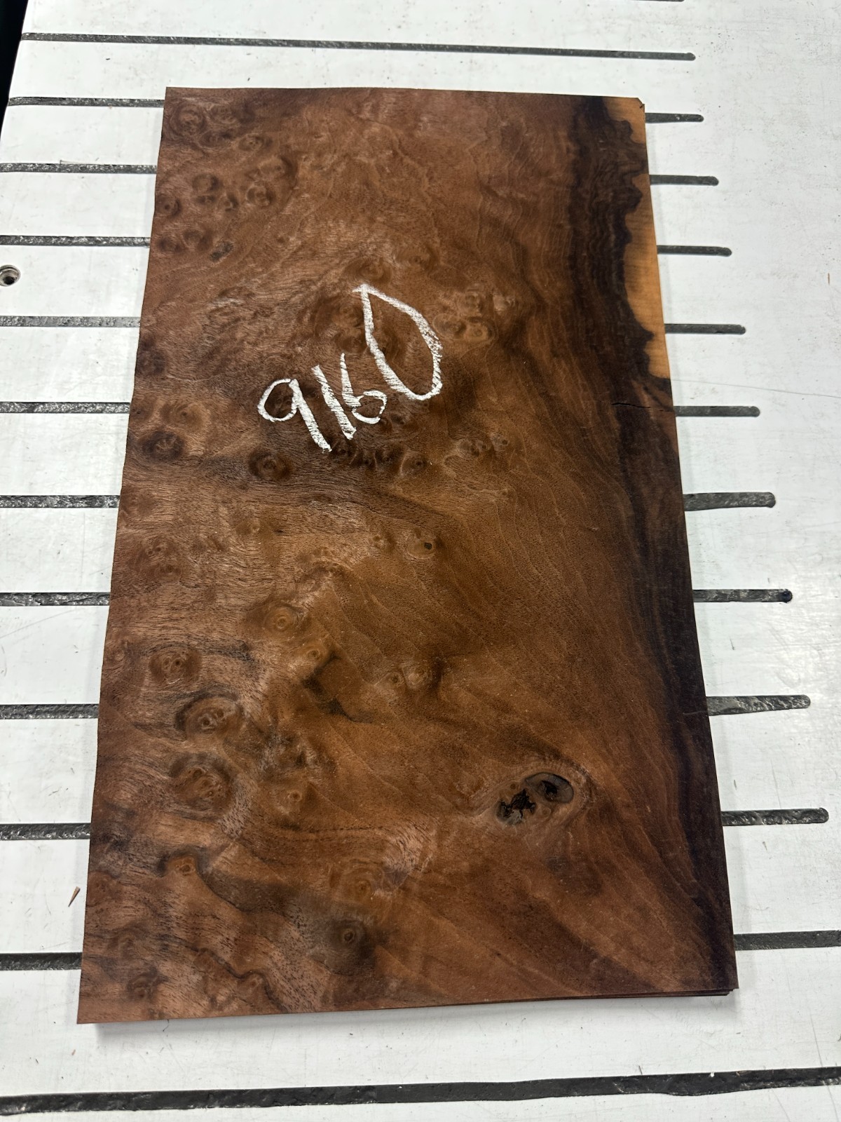 Walnut Burl Raw Wood Veneer 2 sheets 17» x 10» 916O