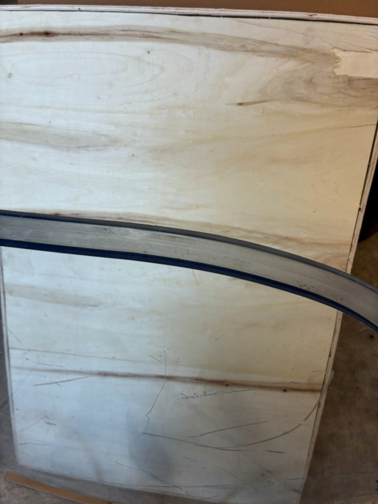 OEM Cat POLY #3 Skid Steer Cab Door 259D 289D 299D 299D3 (CRACKED SEE PIC)