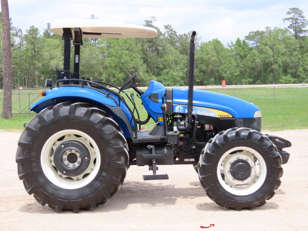 2013 New Holland TD5040 88hp 4WD Diesel Utility Ag Tractor PTO 3PT bidadoo -New
