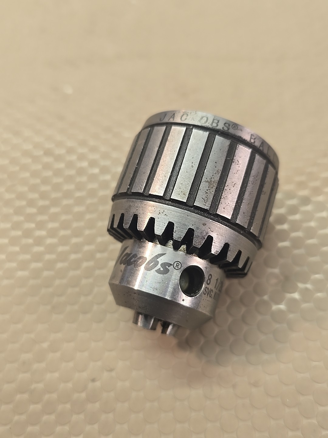 JACOBS 8-1/2N 2SJT BALL BEARING SUPER CHUCK 0-1/4” Cap