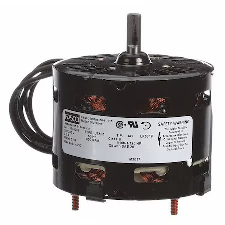 Fasco D107 Hvac 3.3 In Motor, 1/115 Hp, 208-240V, Ccw