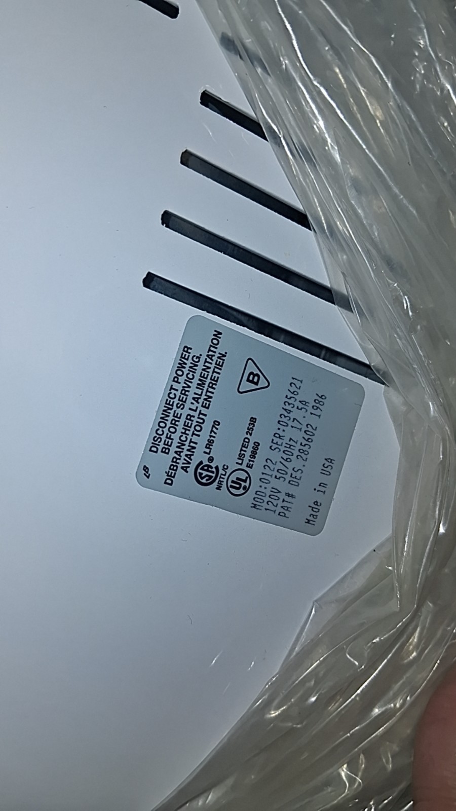 ASI Automatik 0122 Automatic Hand Dryer 120V Commercial Wall Mount NEW Open Box