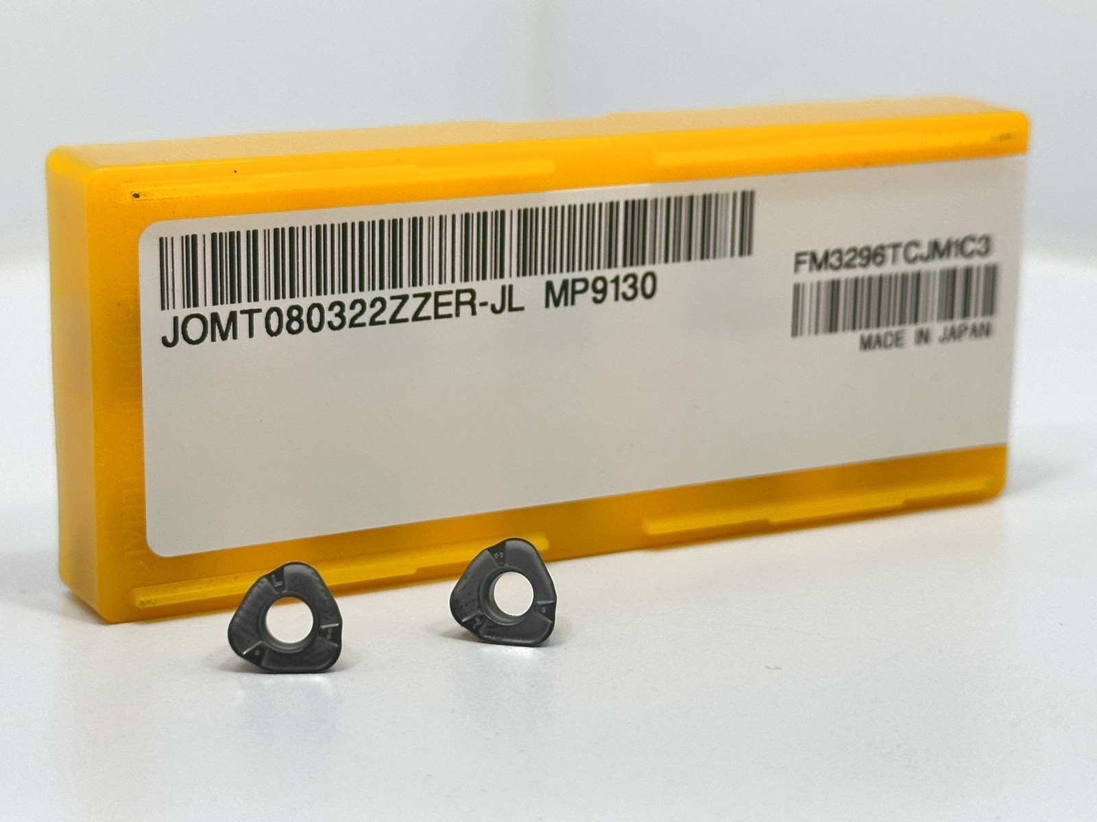MITSUBISHI JOMT080322ZZER-JL New Carbide Milling Inserts Grade MP9130 12pcs