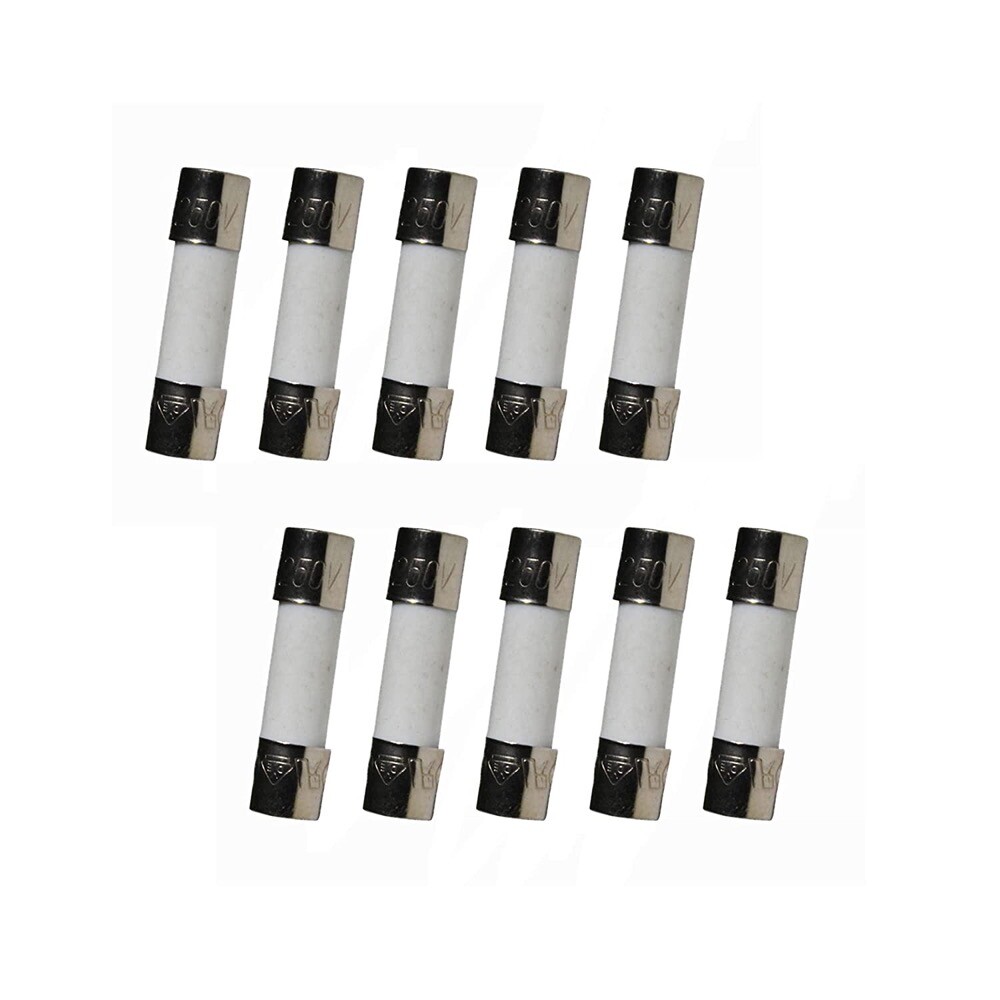 10Pc 250V 0.25A F0.25AL250V 0.25amp Fast Blow Acting Quick Ceramic Fuses 5x20mm