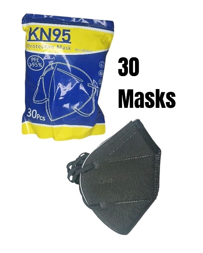 MISSAA KN95 Protective Face Masks 5 Layers Disposable 30pcs GB2626-2019 Standard