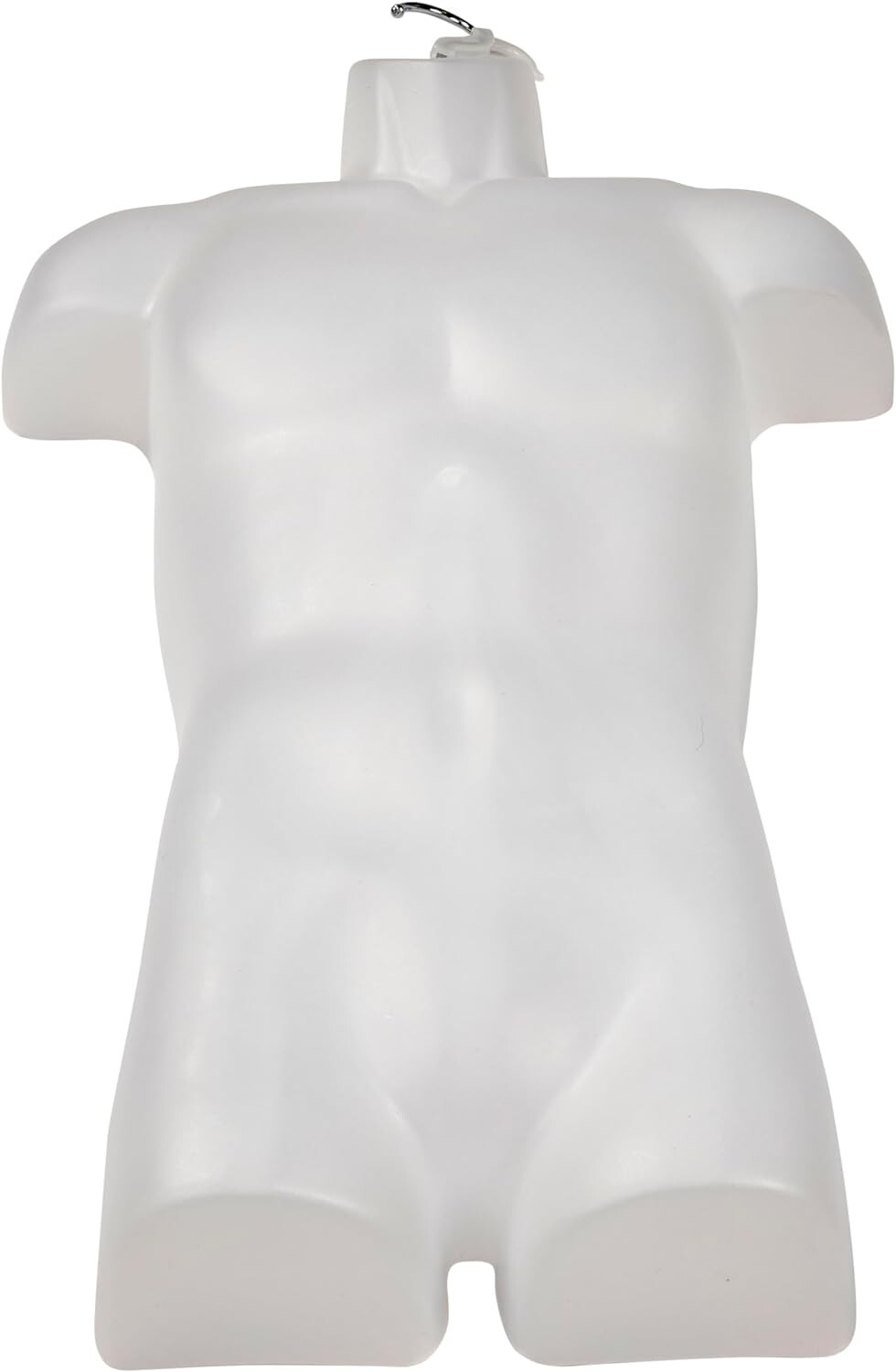 3 Clothing Displays Torso Forms Fits S – L Hanging Male Mannequin Frosted Hollow
