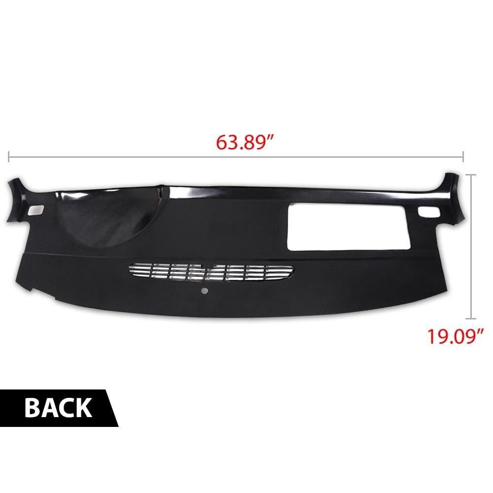 TPE Dash Cover Gray 2007-2014 Chevy Tahoe Suburban Yukon Avalanche Sierra 1500