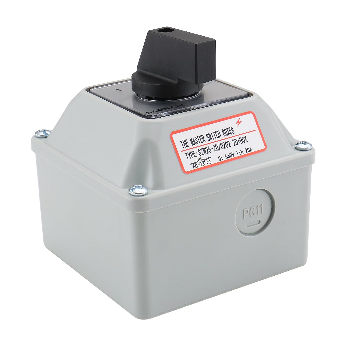 Universal Rotary Changeover Switch SZW26-20/D202.2D-W with Wider Master Switch