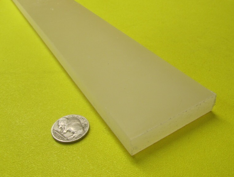 Polypropylene Bar 1/2″ Thick x 2.50″ Wide x 48″ Long, 2 pcs, 8 feet