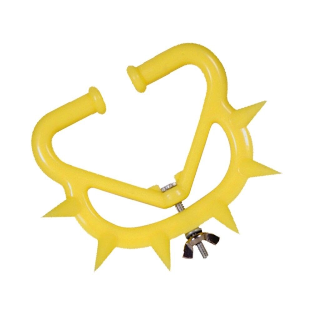 XL-Calf Weaner Plastic Yellow Color Large Size 95 mm x 80 mm or 4″ x 3.5″