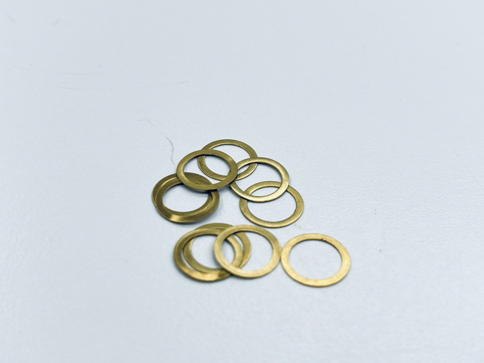Bag of 10pcs Gefran USShimPack8 Brass Shims 0.008″ Thick 0.2mm Kit-SVC Sealing