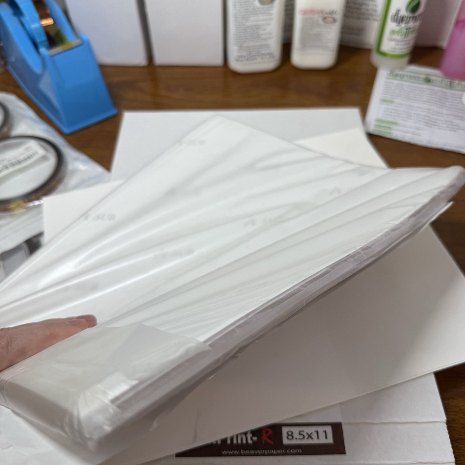 Large Lot Of Sublimation Blanks Tumbler Paper Tape Supplies