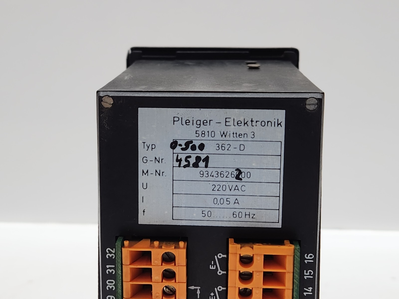 PLEIGER-ELEKTRONIK 362-D CONTROLLER