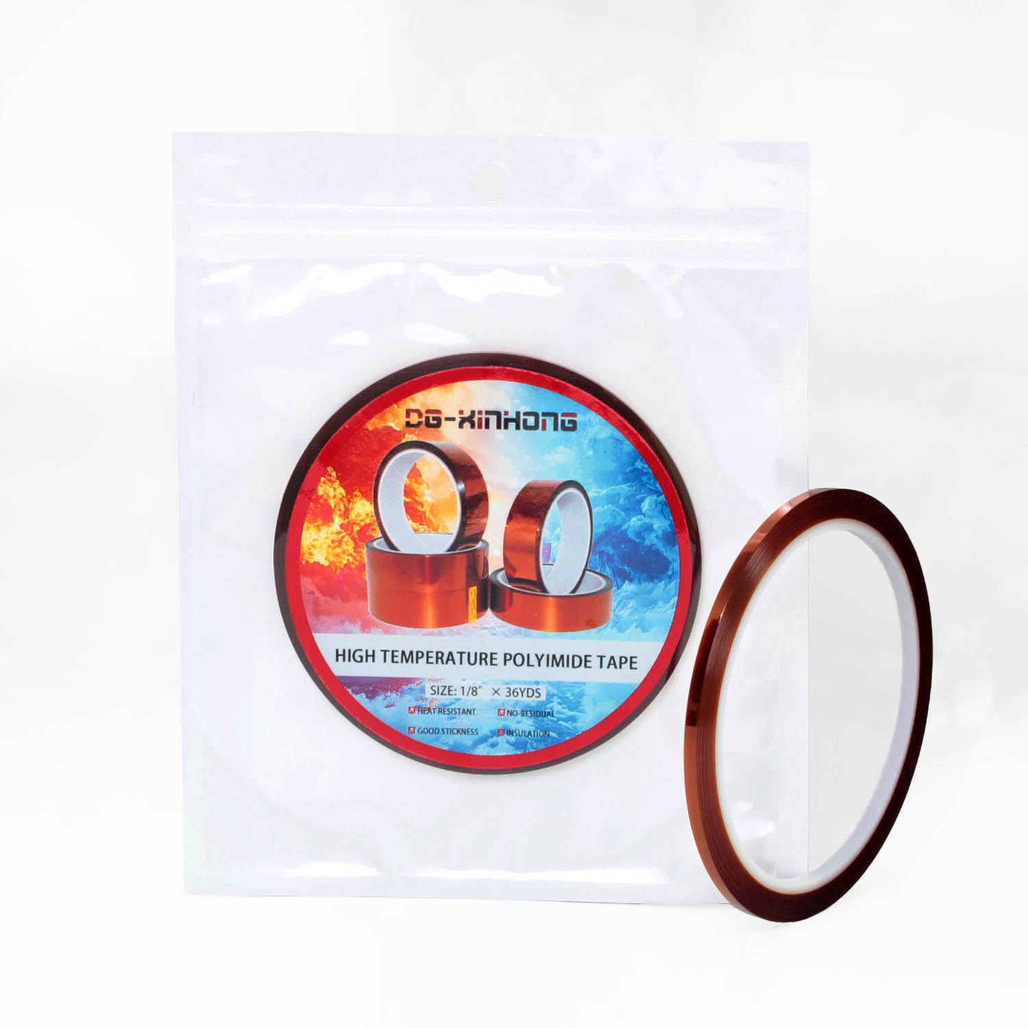 High Temperature Heat Resistant Polyimide Tape,No Residue for Masking,3D Printin