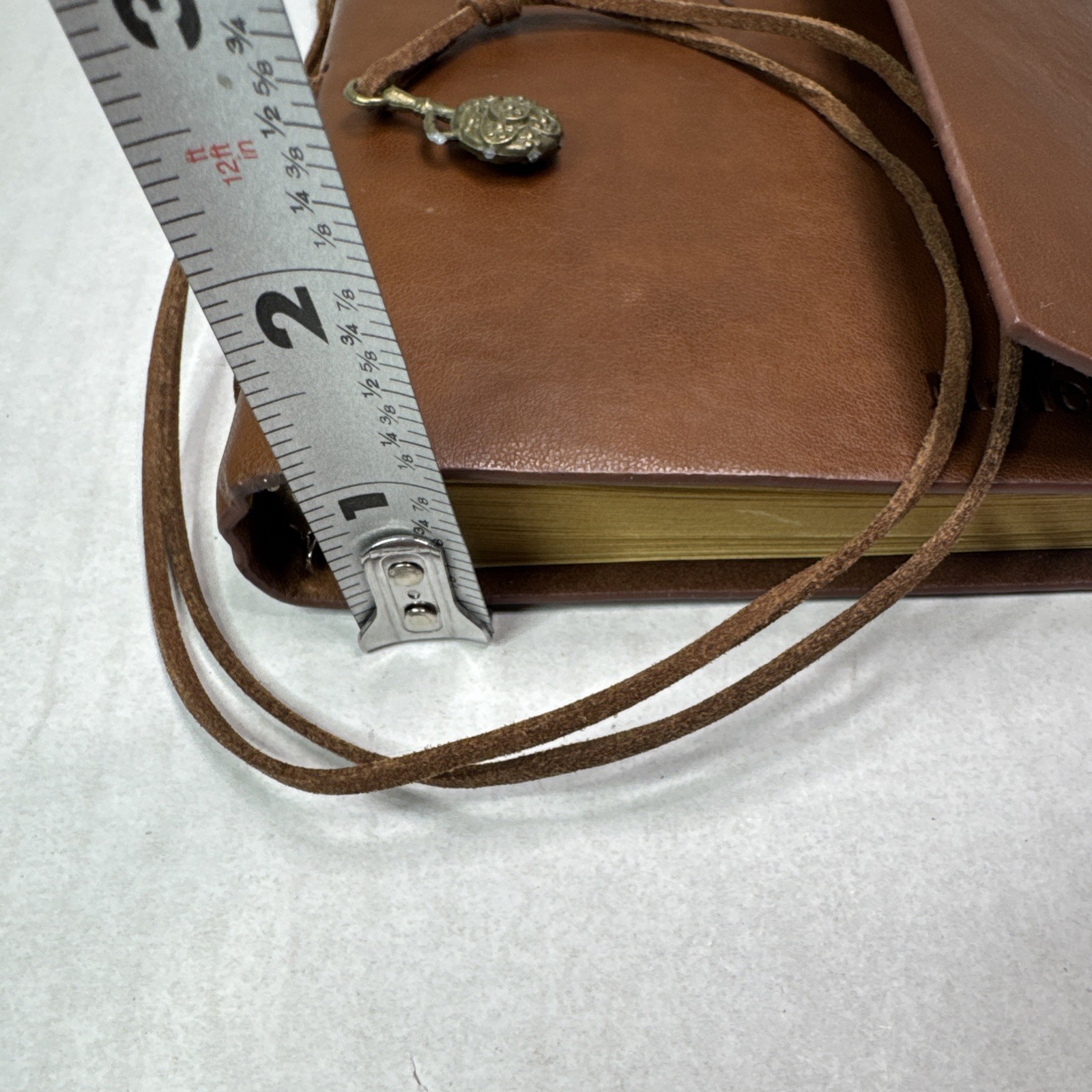 Maleden Nautical PU Leather Journal Refillable 6 ring Compact Binder Craft Paper