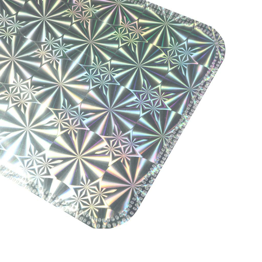 Clear Holographic Packaging Bags, Mylar Storage Pouch for Home Organization