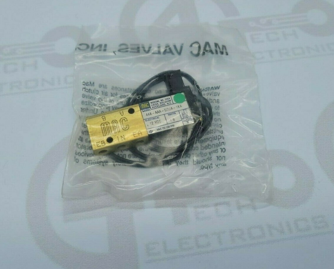 Mac Valves 44A-AAA-GDJA-1KA Solenoid Valve – Universal Instruments 44612406