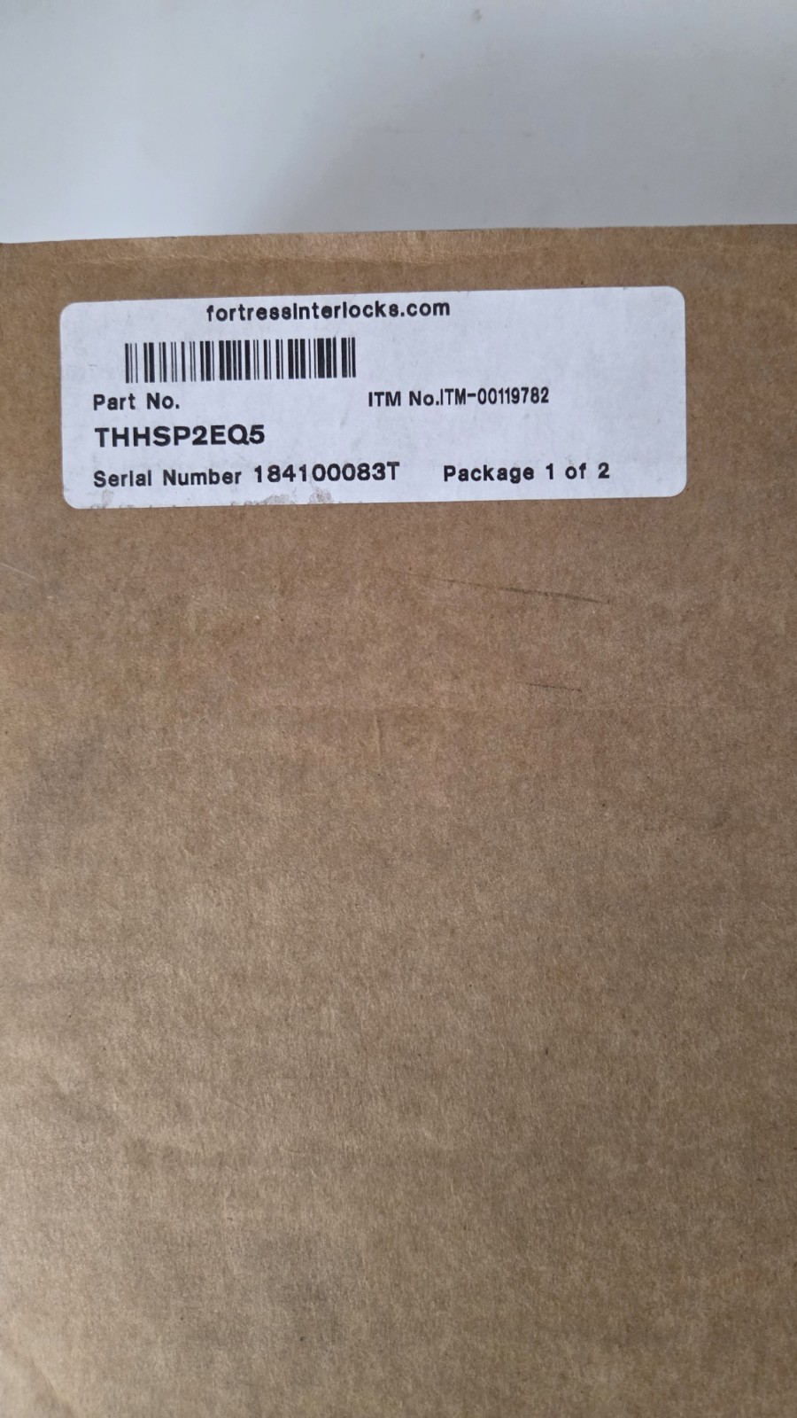 Fortress Interlocks THHSMDU2EQ9/THHSP2EQ5