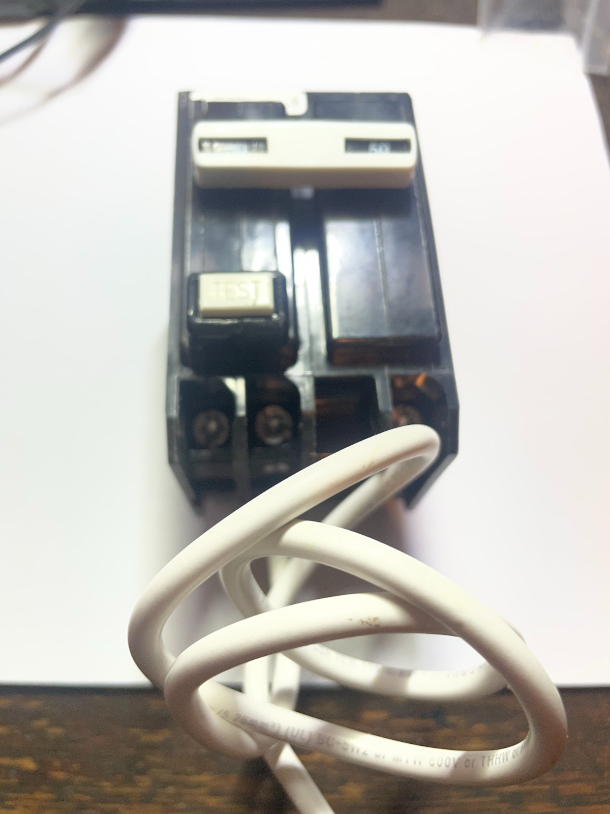 Eaton Circuit Breaker With Ground Fault Circuit Interrupter 50 Amp THQL2150GFT