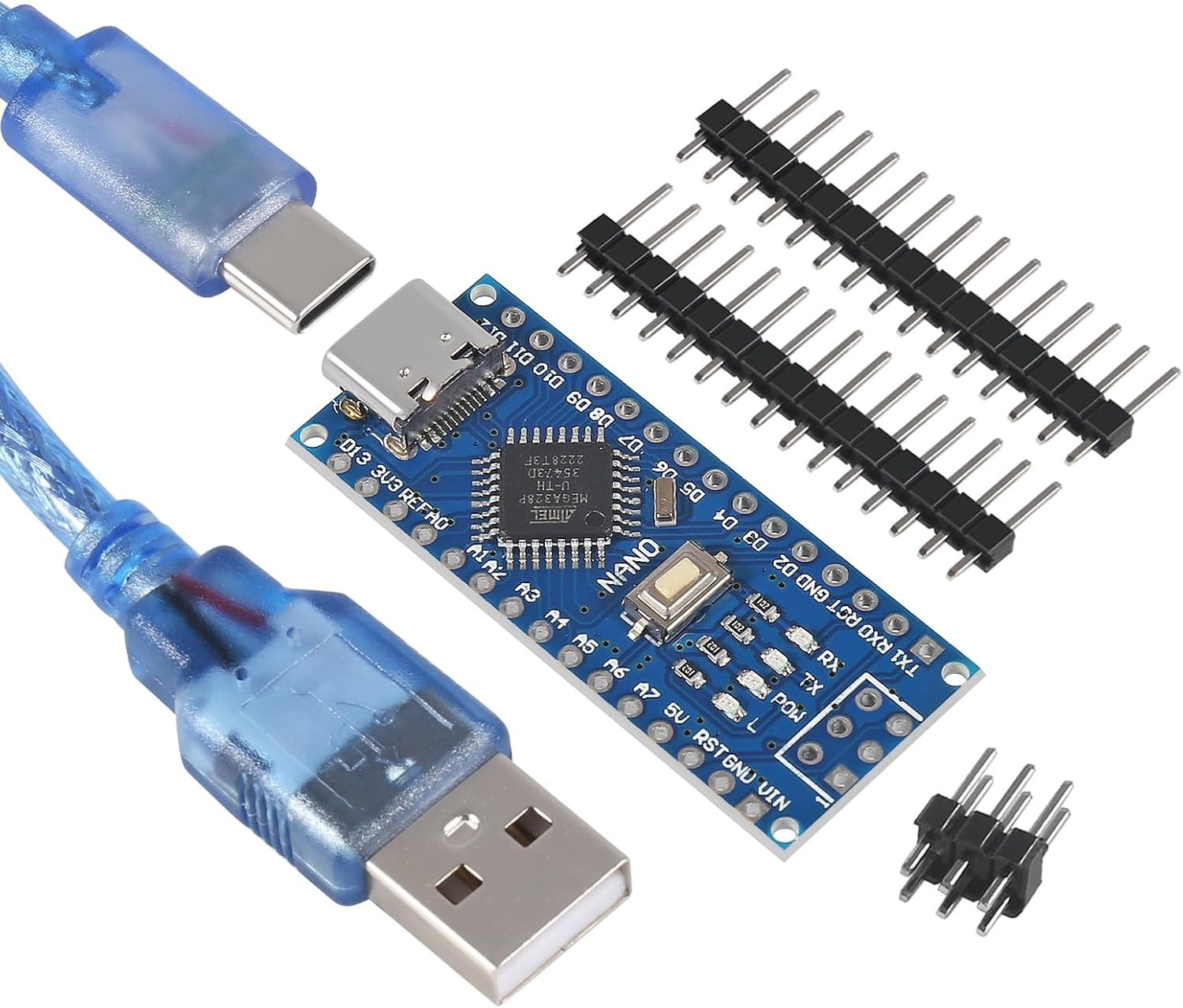 Nano V3.0 Development Boards with Type-C Connectivity – 16MHz & 32KB Memory