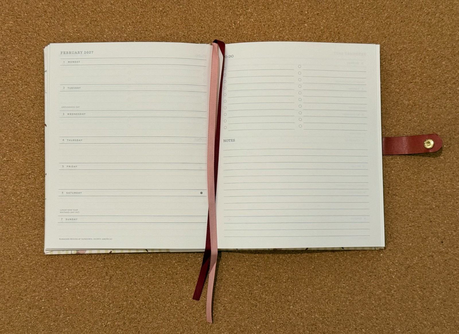 FRINGE 2026-2027 Cottage Bouquet Weekly Desk Planner B&N Exclusive