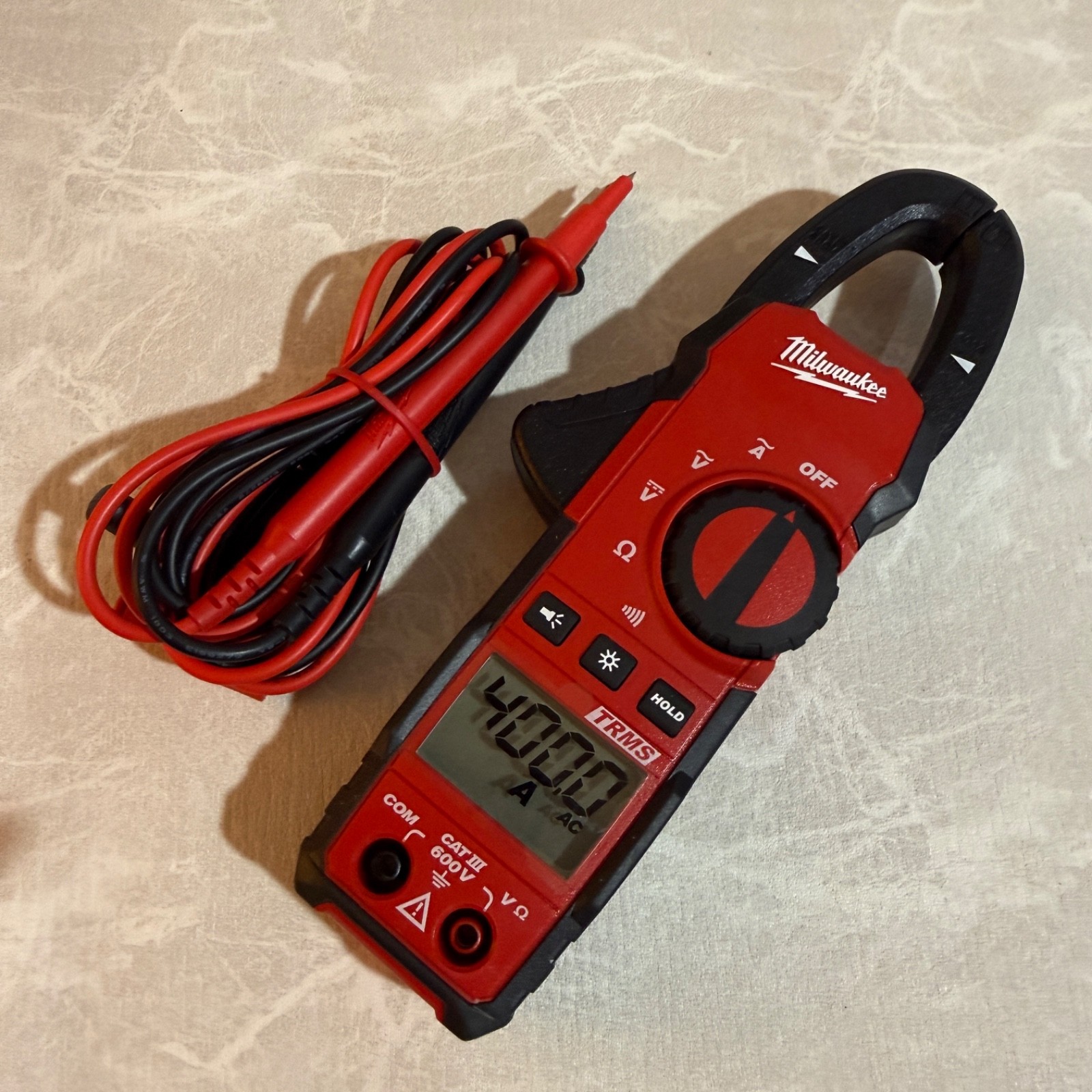 MILWAUKEE 2235-20 Heavy-Duty Electrical Clamp Meter True-RMS 400 Amp